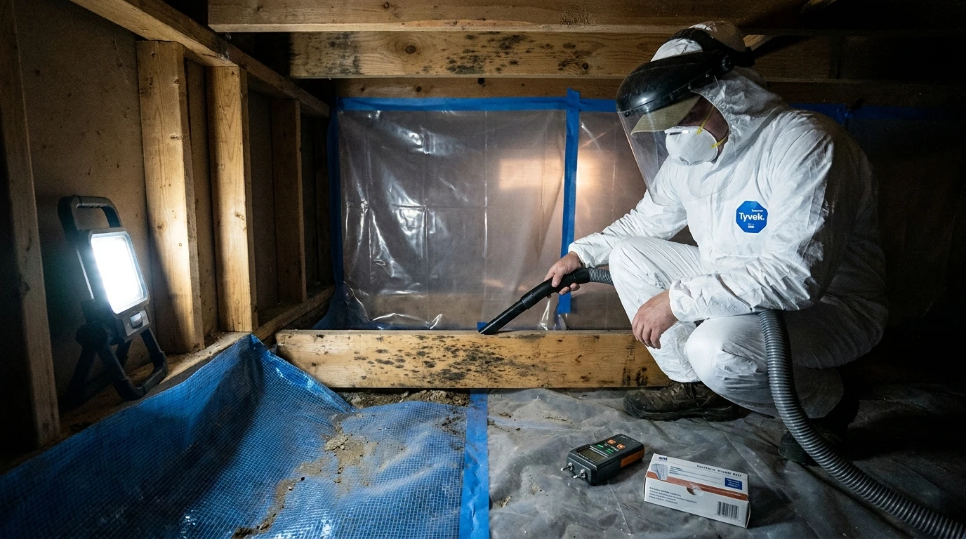 Why Is Humidity So High in Madison Crawl Spaces: crawl space mold removal