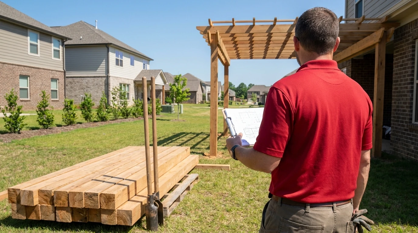 Pergola Cost in Harvest, AL: Wood, Aluminum, and Louvered, by Size (2026)