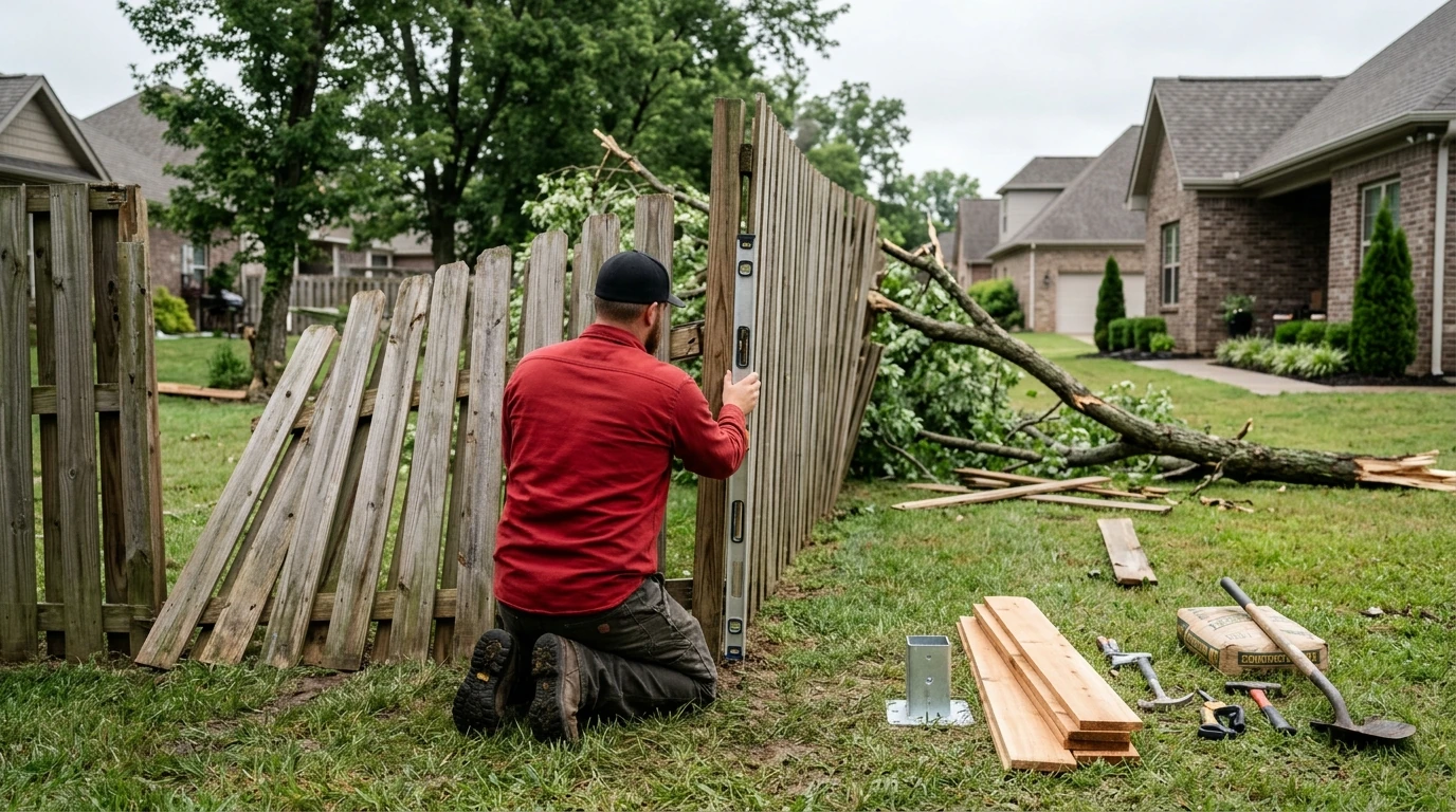 Who to Call for Fence Repair After a Storm in Harvest, AL
